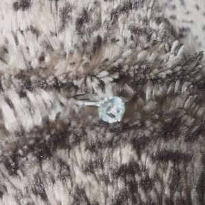 BEAUTIFUL DOMINIQUE SILVER RING SOLITAIRE